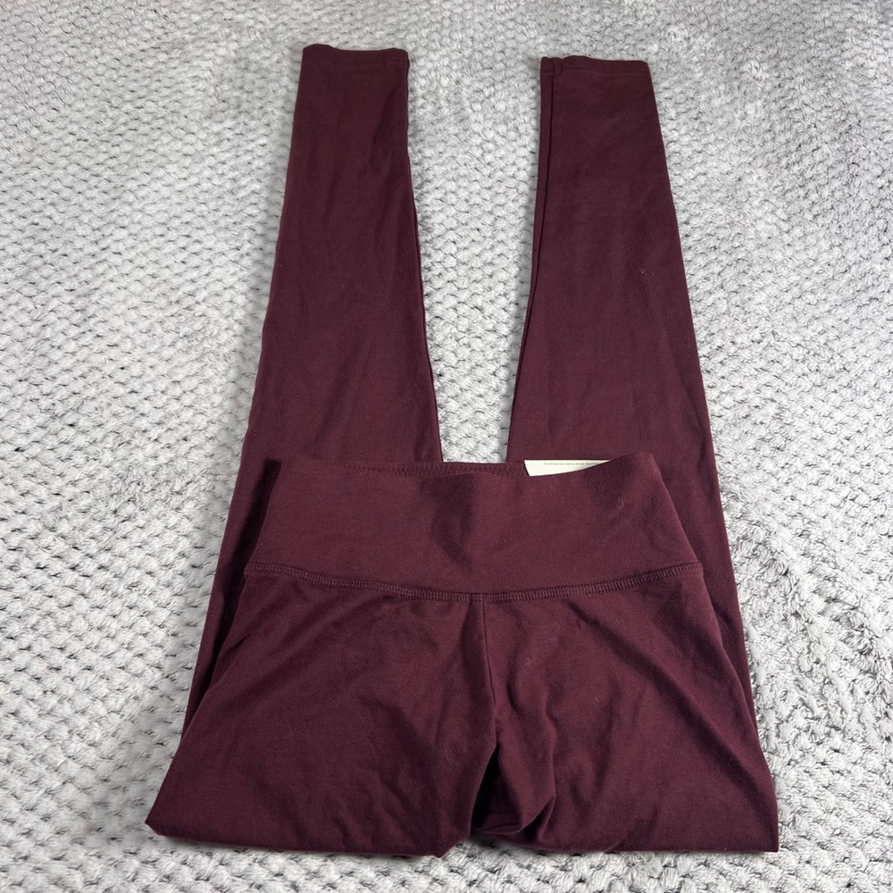 Aerie‎ Offline XXS Burgundy Regular Rise Leggings TTP XXCH Athletic Athleisure